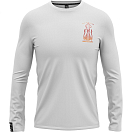 Купить Hotspot design 010005106 Футболка с длинным рукавом Squid Белая Light Grey 3XL 7ft.ru в интернет магазине Семь Футов
