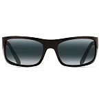 Maui jim 202-02-os поляризованные солнцезащитные очки Peahi Gloss Black 20x10x10 Neutral Grey/CAT3