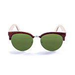 Ocean sunglasses 67002.3 поляризованные солнцезащитные очки Medano Wood Brown / Green