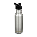 Купить Klean kanteen 1008431 Classic Бутылка из нержавеющей стали 532ml Спорт крышка Серебристый Brushed Stainless 7ft.ru в интернет магазине Семь Футов