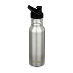 Klean kanteen 1008431 Classic Бутылка из нержавеющей стали 532ml Спорт крышка Серебристый Brushed Stainless