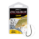 Купить Excalibur 47300006 Long Shank Крючки С Одним Глазком Бесцветный Black Nickel 6 7ft.ru в интернет магазине Семь Футов