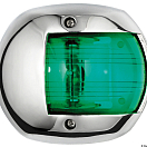 Бортовой огонь Sphera Design Classic 20 LED зелёный 112,5° 12 В 0,8 Вт 90 x 79 x 50 мм в корпусе из нержавеющей стали для судов до 20 м, Osculati 11.447.02