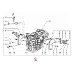 Монтажный комплект коробки передач Vetus VFP01867 для двигателей VF4.140/VF4.170/VF5.220/VF5.250