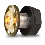 Светодиодная лампа Hella marine Livewell 2JA 998 543-001 12В 0,5Вт 0,04А IP67 для подсветки аквариума оранжевый свет черный корпус