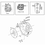 Vetus STM6293 M2 M3 Корпус маховика  Grey