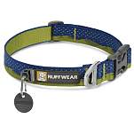 Ruffwear 25802-9261114 Crag Собачий ошейник Голубой Green Hills 28-36 cm