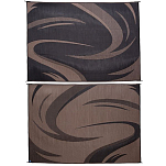 Mings mark inc 672-SD8111 Swish Ковровая Дорожка Черный Black / Brown 2.4 x 3.35 m 
