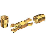 Shakespeare antennas 167-PL258CPG Золото-Plated Centerpin Solderless VHF Радиоразъемы Золотистый