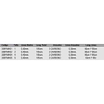 Blue fox 33BFMIK01 Mikonos Связанные Крючки Бесцветный Clear 1 