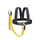 Купить Ремень безопасности Plastimo 67038 250кг со страховочной стропой с двумя карабинами черный/желтый 7ft.ru в интернет магазине Семь Футов