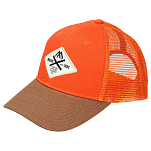 Mikado UM-UB025-OR Кепка Trucker Оранжевый  Orange / Brown