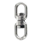 Plastimo 422009 Двойное поворотное звено Серебристый Stainless Steel 8 mm 