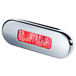 Hella marine 2XT 959 680-711 Полированная нержавеющая сталь красного цвета LED Проходной свет Silver