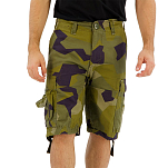 Brandit 2002-125-XL Шорты Vintage Зеленый  Swedish Camo M90 XL
