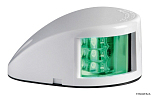 Бортовой огонь светодиодный Mouse Deck зелёный 112,5° 12 В 0,4 Вт 85,5 x 68,5 x 38 мм видимость до 2 миль из белого поликарбоната для судов до 20 м, Osculati 11.037.02