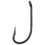 Mikado HCT0000-8 Territory Long Shank Крючки С Одним Глазком Серебристый Black 8 