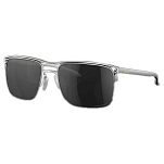 Oakley OO6048-0157 Holbrook Ti Prizm Солнцезащитные Очки Satin Chrome Prizm Black/CAT3