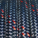 Купить Трос плетеный из Dyneema SK75 оплетка из PesHT Benvenuti SK75-P-* Ø12мм синий с красной сигнальной прядью 7ft.ru в интернет магазине Семь Футов