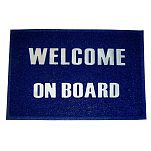 Forniture nautiche italiane 808997 Welcome On Board Мат Голубой Blue / White 60 x 40 cm 