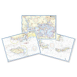 Plastimo 105121210 Denia-Santa Paola Морские карты Бежевый