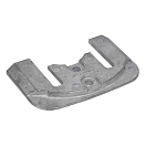 Купить Super marine ANO437 Mercury Bravo I-II-III Нижний блок с цинковым пластинчатым анодом  Grey 178 x 108 x14 mm 7ft.ru в интернет магазине Семь Футов