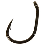 The one fishing 41617-302 Однобородный крючок с бородкой Curve Eye Black Nickel 2
