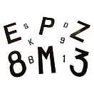 Купить Euromarine 071119 K Пластиковые наклейки с буквами Белая Black 70 mm 7ft.ru в интернет магазине Семь Футов