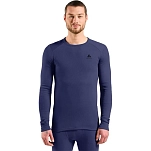 Odlo 112041-21119-xl Базовый слой с длинным рукавом Merino 260 Skipper Blue 30x25x2