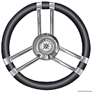 Купить C soft polyurethane steering wheel black/SS 350 mm, 45.137.01 7ft.ru в интернет магазине Семь Футов