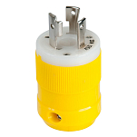 Marinco 305CRPN Compact Male Plug 30A 125V  Yellow