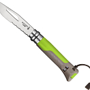 Opinel 001715 N°08 Outdoor Зеленый  Brown / Green 8.5 cm
