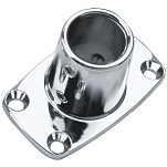 Sea-dog line 354-2861901 Rectangular Chrome Zinc 90º Железнодорожные базы 7/8´´