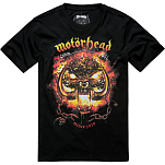 Brandit 61024-11002-S Футболка с коротким рукавом Motörhead Overkill Черный Black S
