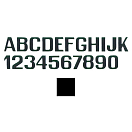 Купить International letterfix 5959002A A Наклейки с буквами Черный Black 200 mm  7ft.ru в интернет магазине Семь Футов