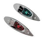 Огни ходовые, нержавеющий корпус, SeaFlo SFNL023PS04