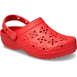 Crocs 210927-6zr-m5/w7 Деревянные башмаки Classic Floral Cut Out Cherry Red 35x25x15 EU 37
