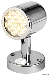 Точечный LED светильник 12/24В 3.2Вт корпус из нержавеющей стали с выключателем, Osculati 13.947.10
