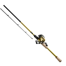 Купить Kinetic c237-0702-ml-unit Комбо для бейткастинга Hellcaster CL Trigger 201LH Gold / Black 150x15x15 2.1 m 7ft.ru в интернет магазине Семь Футов