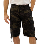 Brandit 2002-4-XXL Шорты Vintage Серый  Dark Camo 2XL