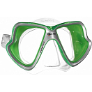 Купить Маска для плавания из бисиликона для узких лиц Mares X-Vision LiquidSkin Mid 411029 прозрачно-зеленый/зеленый 7ft.ru в интернет магазине Семь Футов