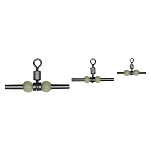 Colmic GML04003 поворотные Corss Line Tube Fluo Beads  Grey 3