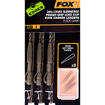 Fox international CAC713 Edges Submerge Camo Leader Lead Clip Kwik Change Серебристый Camo 30 Lbs 