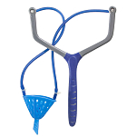 Carp expert 80253031 Medium Maggots Рогатка Голубой Blue / Grey M