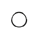 Сменное уплотнительное кольцо для внутреннего накладного светильника / черное