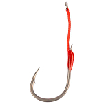 Mustad A-Assist6-3/0-2A Hoodlum Speed Single Single Вспомогательный крючок Красный Titan Steel 3/0
