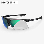 Спортивные очки Scicon Aerobeam Titanium Sunglasses Black Matt Photochromic Multi Mirror Green, ey424601