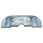 Recmar REC821629Q1AL Mercury REC821629Q1AL Алюминиевый анод Серебристый Grey 90 x 230 mm 