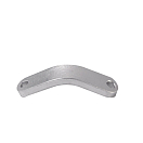 Купить Enrico polipodio 2626901 Изогнутый Zinc пластина Анод  Silver 57 x 15 x 15 mm  7ft.ru в интернет магазине Семь Футов