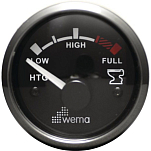 Индикатор уровня сточных вод Wema HTG-BS 110697 240-30Ом 12/24В Ø62мм чёрный циферблат с хромированным кольцом